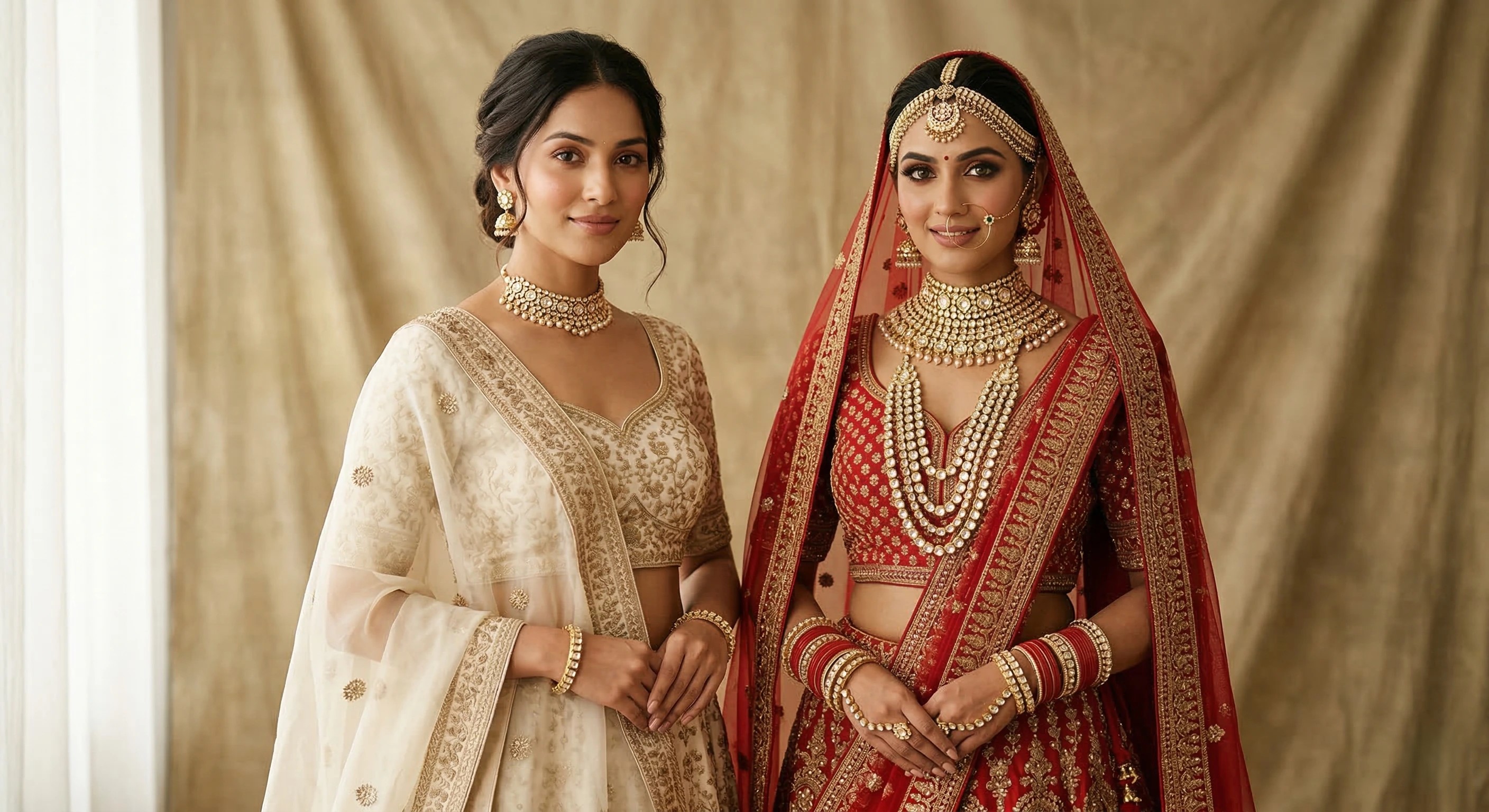 ai jewellery stylist minimal and bridal jewellery look